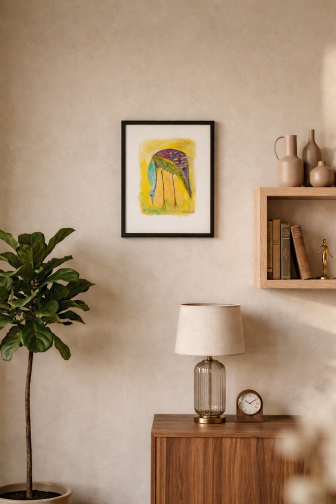 The Eyes (Framed) 21x30cm